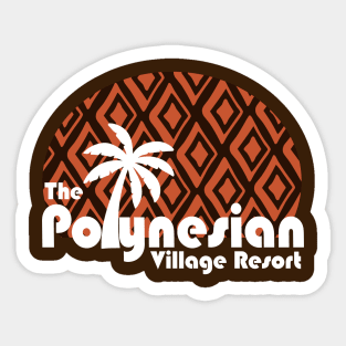 Polynesian resort Sticker